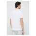 Bavlnené tričko Polo Ralph Lauren biela farba, jednofarebné