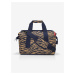 Modro-hnedá dámska cestovná taška so zvieracím vzorom Reisenthel Allrounder M Sumatra