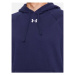 Under Armour Mikina Ua Rival Fleece Hoodie 1379757 Tmavomodrá Loose Fit