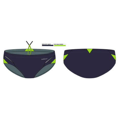 Pánske slipové plavky 900 Yoke modro-zelené NABAIJI
