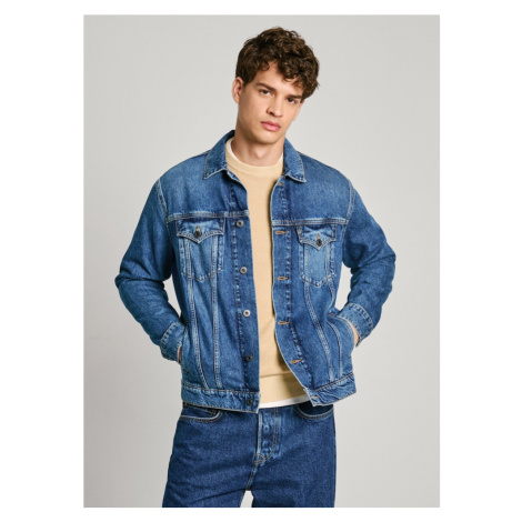 Pepe Jeans Prechodná bunda  modrá denim