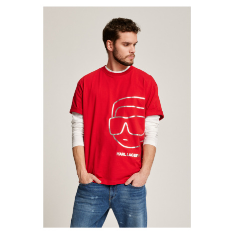 Tričko Karl Lagerfeld Ikonik 2.0 Outline Big T-Shirt Chili Pepper