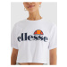 Biely dámsky crop top Ellesse Alberta