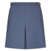 Tommy Hilfiger Sukňa - GOLD BUTTON SHORT SKIRT modrá