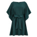 SOFIA Dámské šaty v lahvově zelené barvě 2XL/3XL model 7939233 - numoco