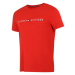 Tommy Hilfiger CN SS TEE LOGO Pánske tričko, červená, veľkosť