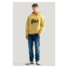 MIKINA GANT USA HOODIE LIGHT MUSTARD YELLOW