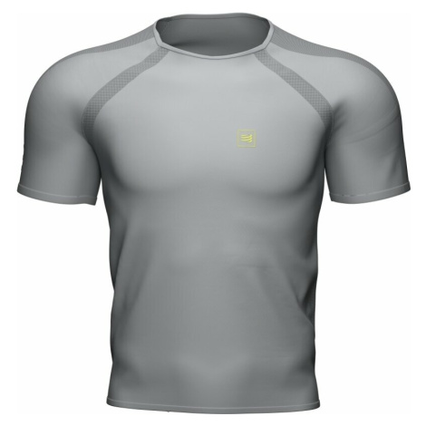 Compressport Training SS Tshirt Alloy/Primerose Bežecké tričko s krátkym rukávom