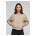 Women's bomber jacket Puffer Blouson beige