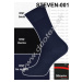 STEVEN Dámske ponožky Steven-001 DS7-tm.modrá