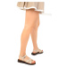 Soho Beige Women's Genuine Leather Sandals 19138