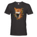 Pánské tričko pre poľovníkov Liška - decentný motív na prsiach