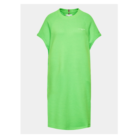 Tommy Hilfiger Curve Každodenné šaty WW0WW39253 Zelená Regular Fit