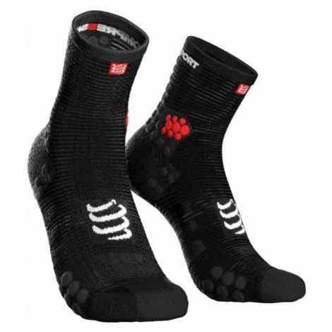 Compressport RACE V3.0 RUN HI Bežecké ponožky, čierna, veľkosť