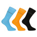 3PACK Pietro Filipi High Bamboo Socks Multicolor