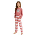 Taro Carla 2587 růžové Dívčí pyžamo