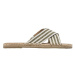 Paez  Sandals Crossed W - Lurex Ecru  Sandále Zlatá