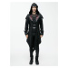 kabát DEVIL FASHION Vlad Hooded Punk Synthetic Leather