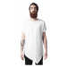 Urban Classics Asymetric Long Tee white