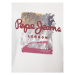 Pepe Jeans Mikina Melbourne Sweat PM582483 Biela Regular Fit