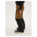 Čierno-hnedé chlapčenské vzorované zimné nohavice O'Neill Anvil Colorblock Pants