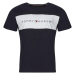 Tommy Hilfiger  SS T-SHIRT BLOCK LOGO  Tričká s krátkym rukávom Modrá