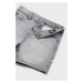 Detské rifľové krátke nohavice Mayoral šedá farba, nastaviteľný pás