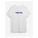 Trendyol White Text Printed Regular/Normal Cut T-shirt