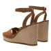 Tommy Hilfiger Sandále Im Raffia Sandal FW0FW08224 Hnedá