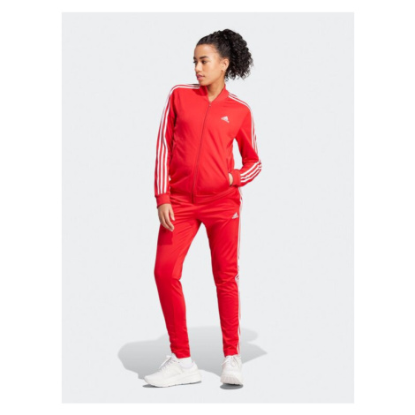 Adidas Tepláková súprava Essentials 3-Stripes IJ8784 Červená Slim Fit