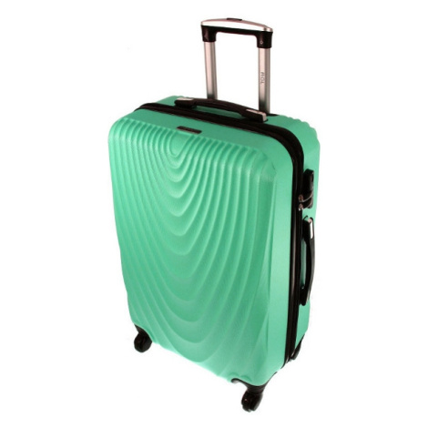 Zelený škrupinový cestovný kufor "Motion" - veľ. XL