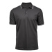 Tee Jays Pánske polo tričko TJ1407 Dark Grey Solid