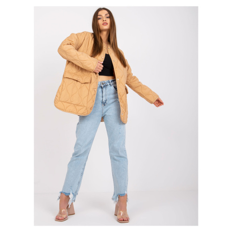 Jacket-RV-KR-001.95P-camel Rue Paris