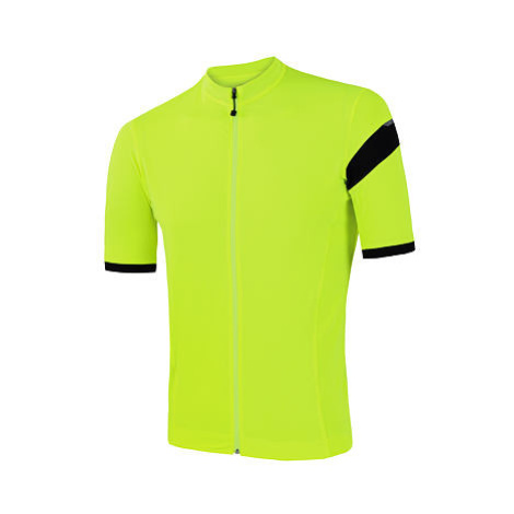 SENSOR CYKLO COOLMAX CLASSIC pánsky dres kr.rukáv celozips neon yellow