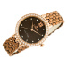 Hodinky G. ROSSI - 11775B (zg769f) rose gold/brown