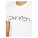 Calvin Klein Tričko Front Logo K10K104063 Biela Regular Fit