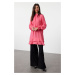 Trendyol Fuchsia Skirt Ruffled Woven Viscose Tunic