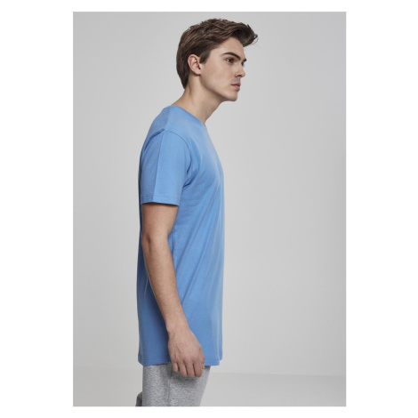 Long T-shirt in the shape of horizontal blue