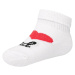 Dojčenské bavlnené ponožky New Baby I Love Mum and Dad biele, veľ:62 , 20C46459