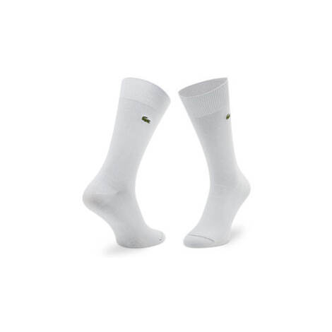 Lacoste Ponožky Vysoké Unisex RA4261 Biela