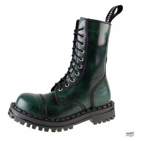topánky kožené ALTERCORE 351 Čierna zelená