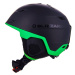 Lyžiarska prilba BLIZZARD Double ski helmet, black matt neon green, big logo