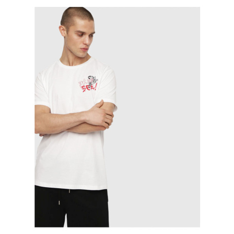 Pánske tričko 00CEMG-0EAUZ biela - Diesel