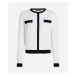 Sveter Karl Lagerfeld Classic Lslv Cardigan White