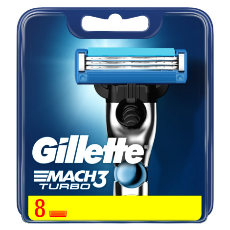 Gillette Mach3 Turbo Náhradné hlavice 8ks