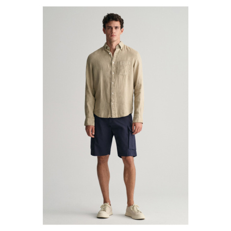 ŠORTKY GANT RELAXED TWILL CARGO SHORTS MARINE