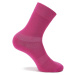 Unisex ponožky z merino vlny ALPINE PRO KLAMO fuchsia red