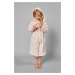 Drina Long Sleeve Bathrobe for Girls - Pink