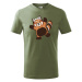 Detské tričko s červenou pandou - darček pre milovníkov zvierat