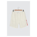 Trendyol White Male Regular Fit Shorts &amp; Bermuda